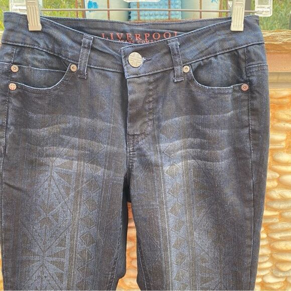 Liverpool Women's Michelle Capri Dark Blue Jeans. Size 2. EUC! - Picture 8 of 10